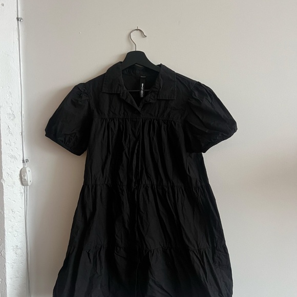 Women's Black Dress - Picture 3 of 4